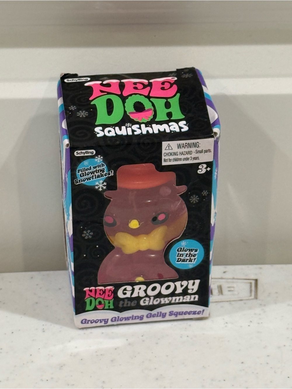 NEW Nee Doh ~ The Groovy Glowman Gelly Squeeze ~ Glows in the Dark - Picture 7 of 11